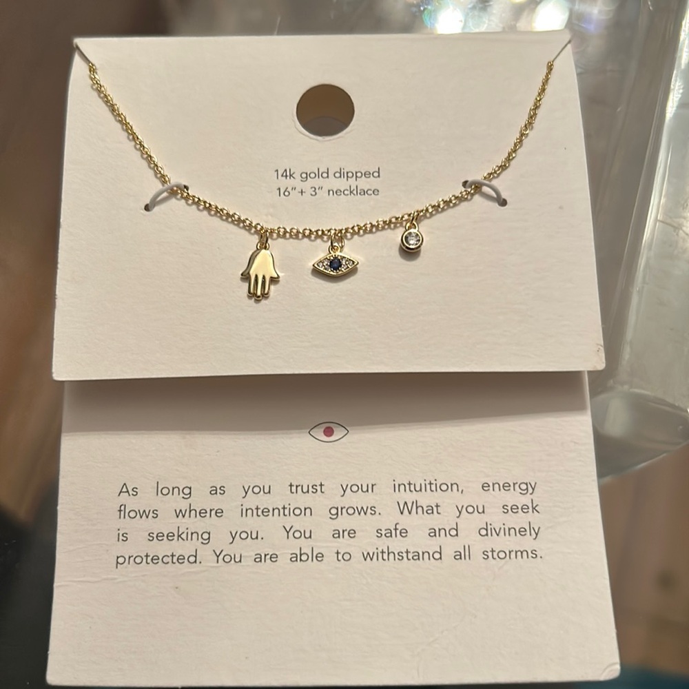 14k Gold Dipped Necklace - image 1